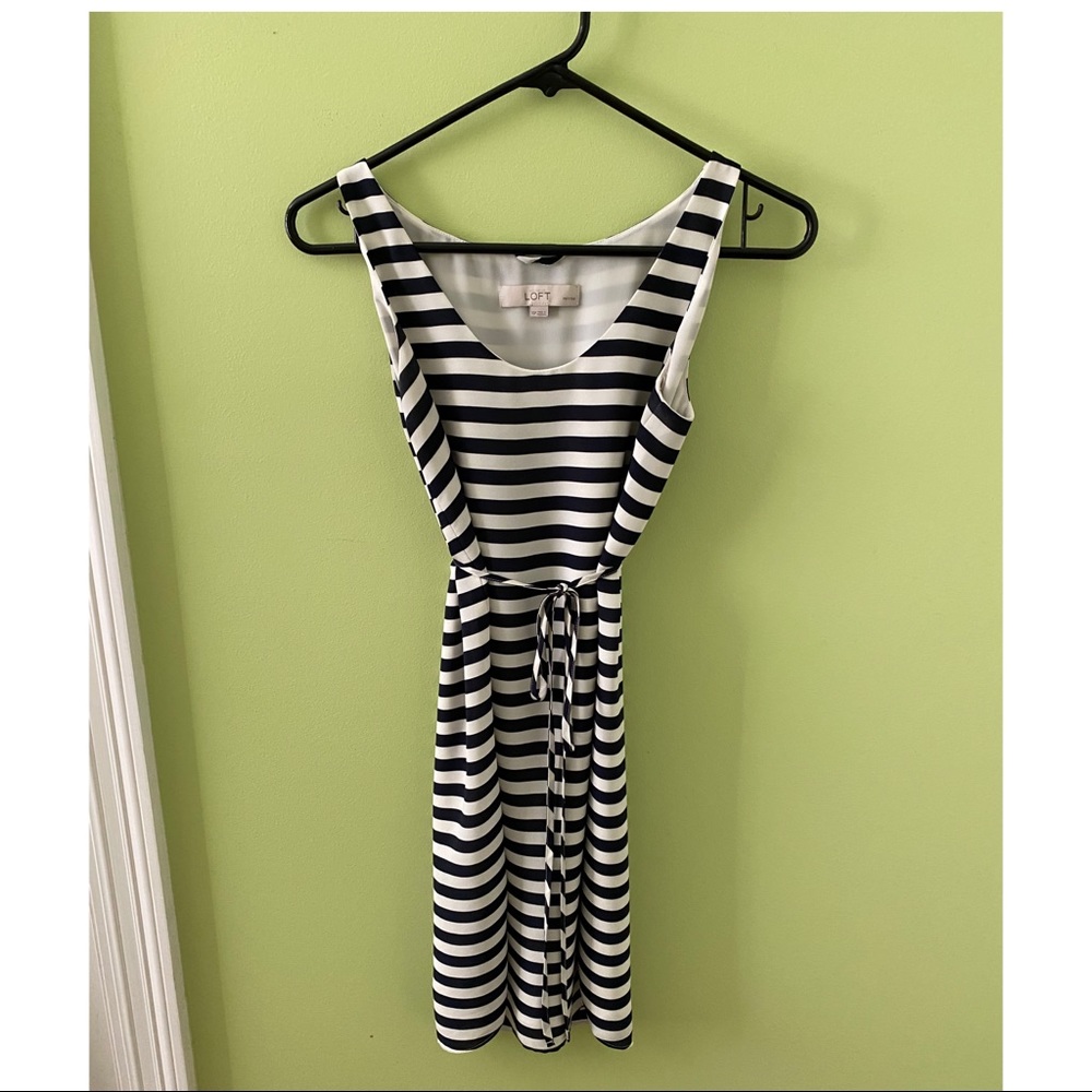 Loft Belted Shift Dress - Size XSP